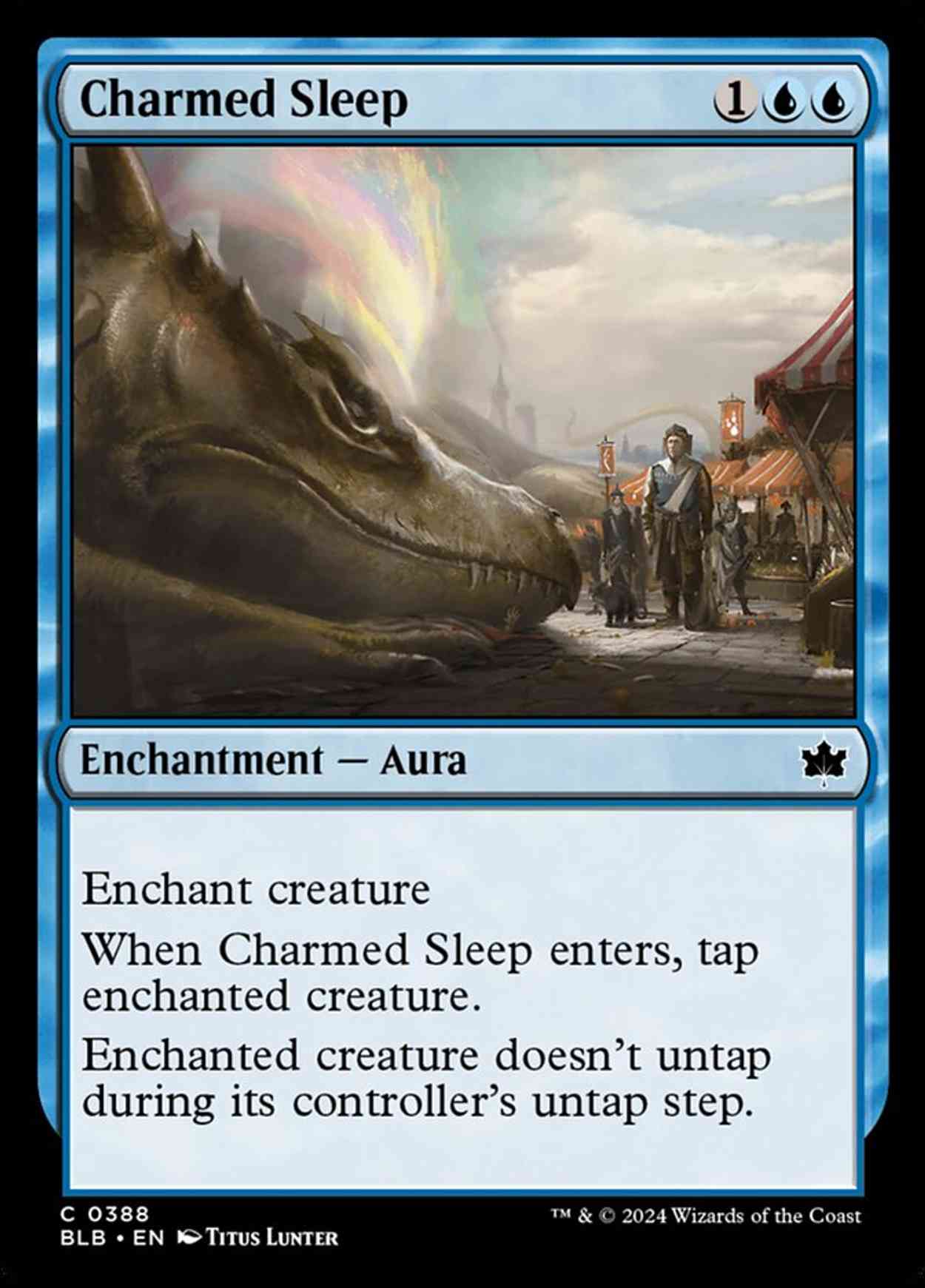 Charmed Sleep magic card front