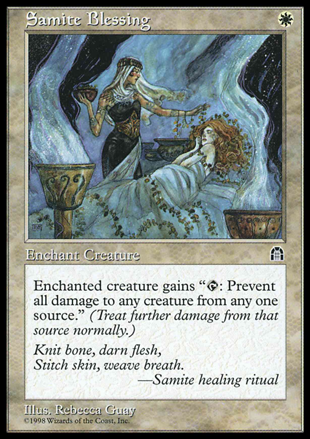 Samite Blessing magic card front