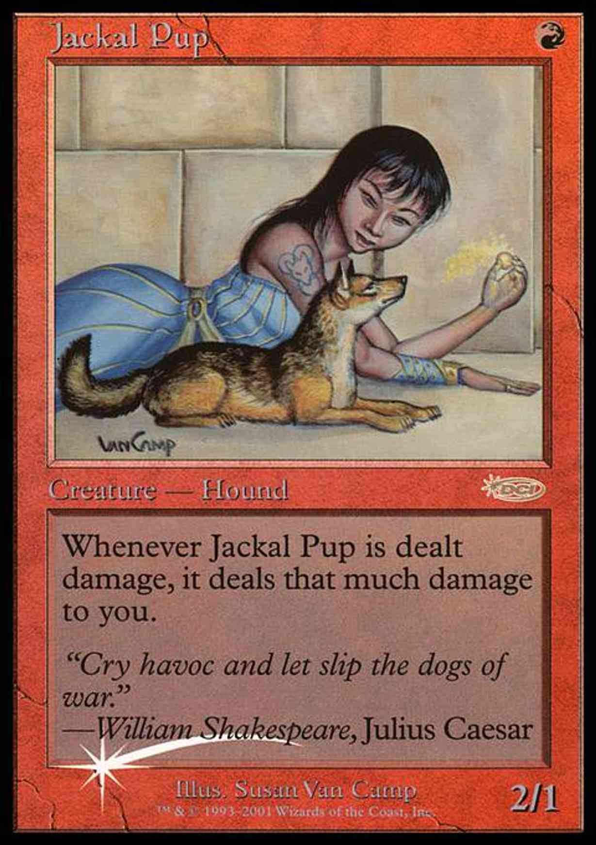 Jackal Pup magic card front