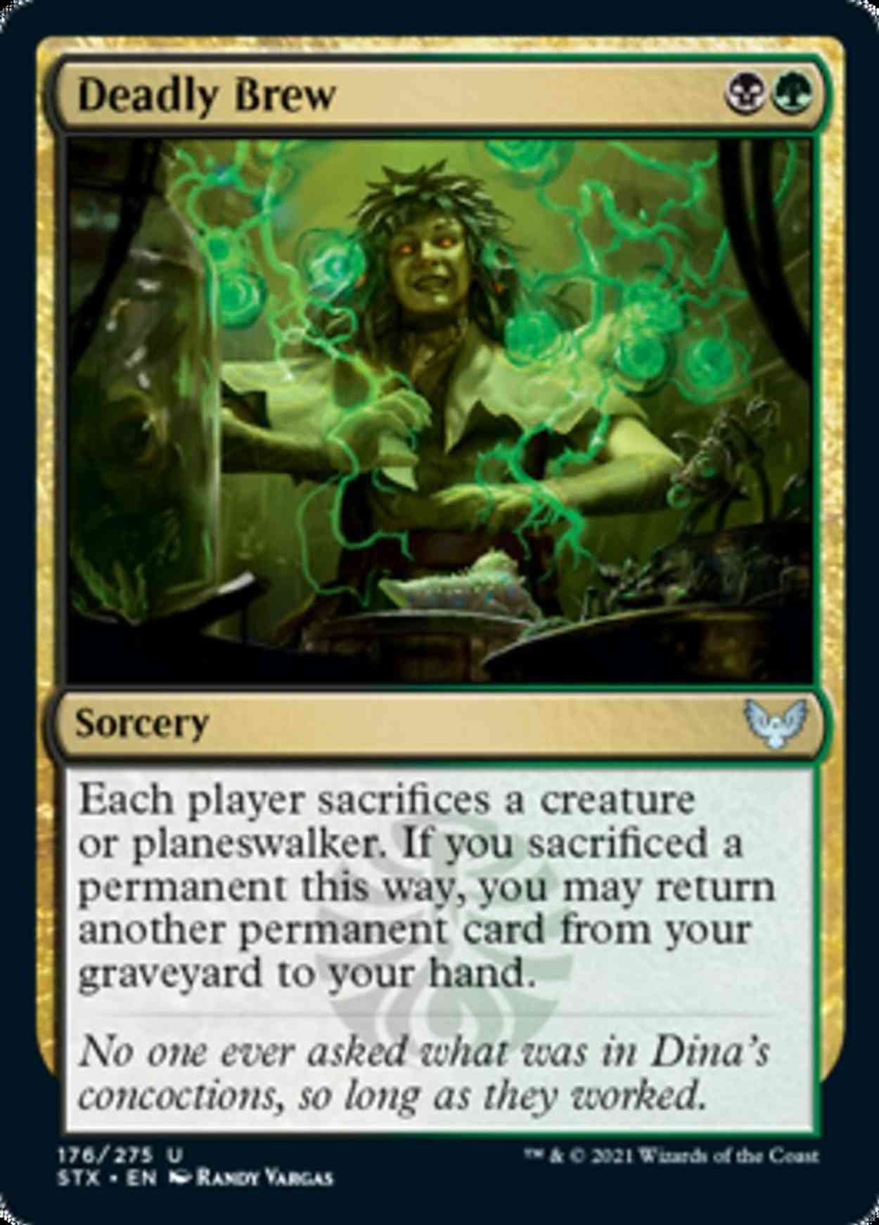 Deadly Brew magic card front