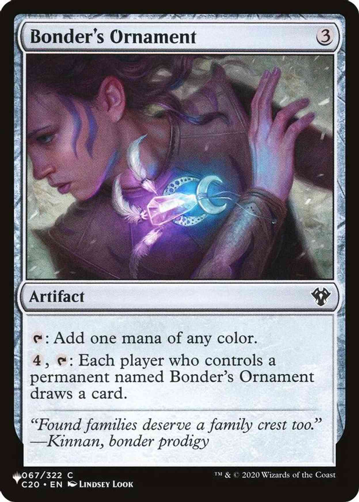 Bonder's Ornament magic card front