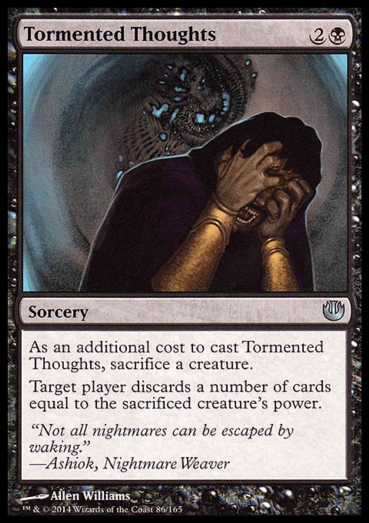 Tormented Thoughts magic card front