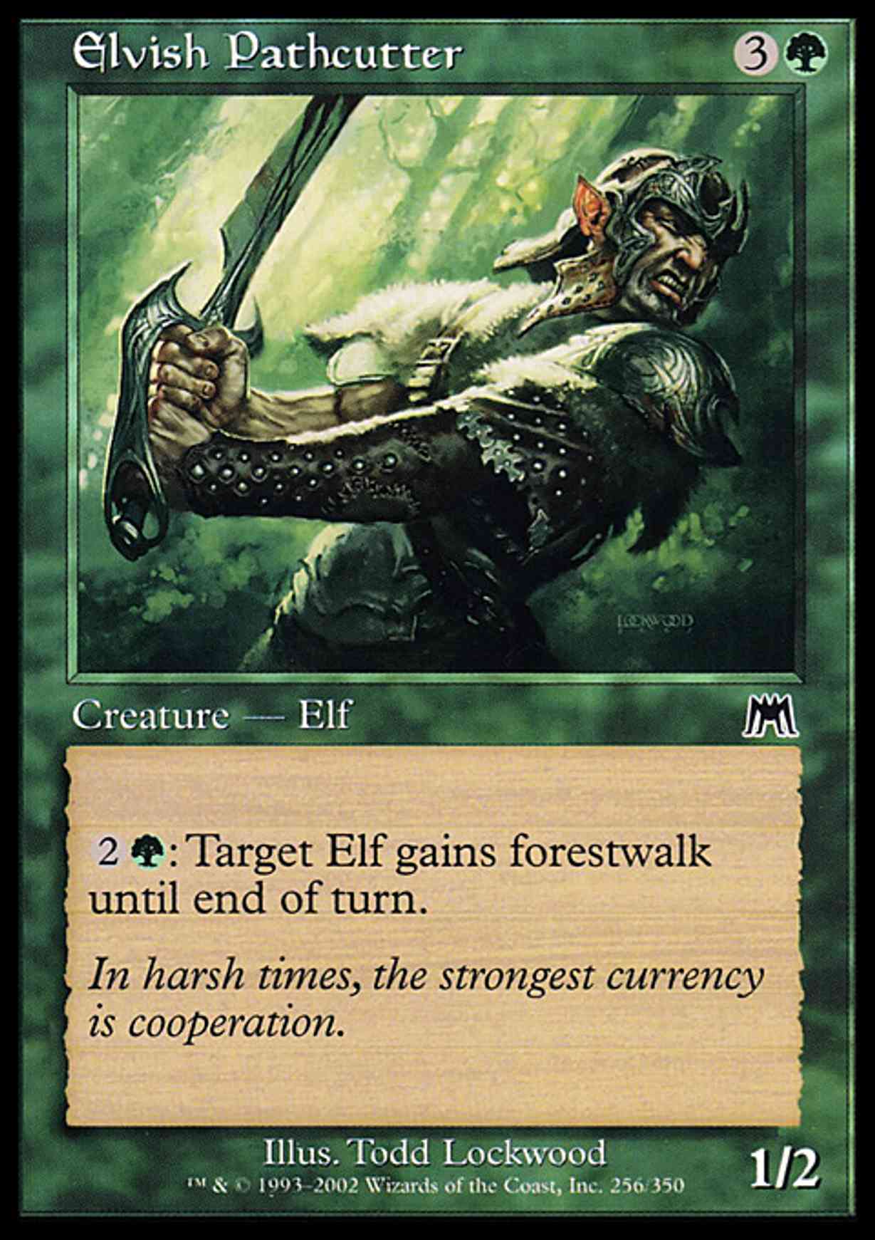 Elvish Pathcutter magic card front