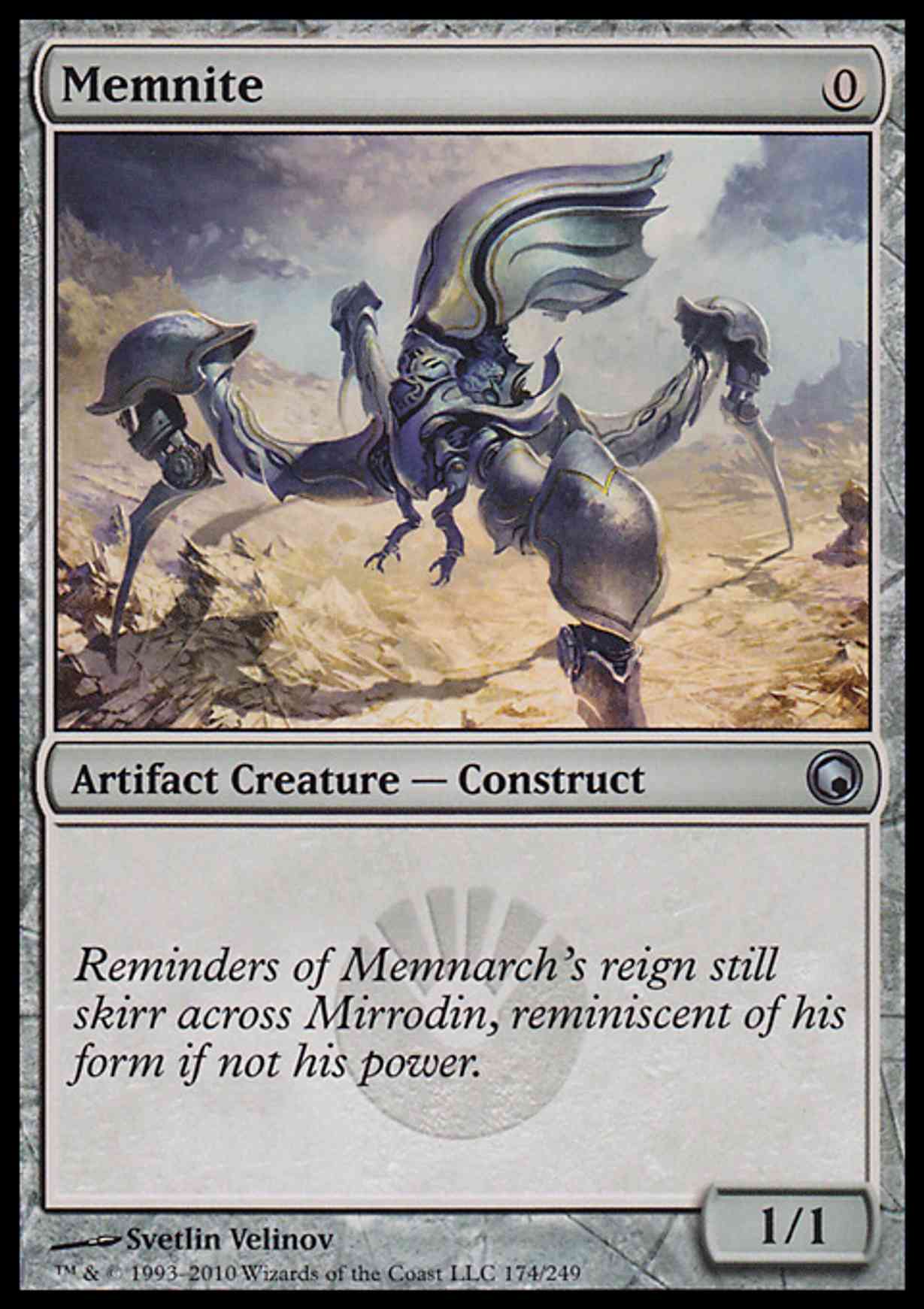 Memnite magic card front