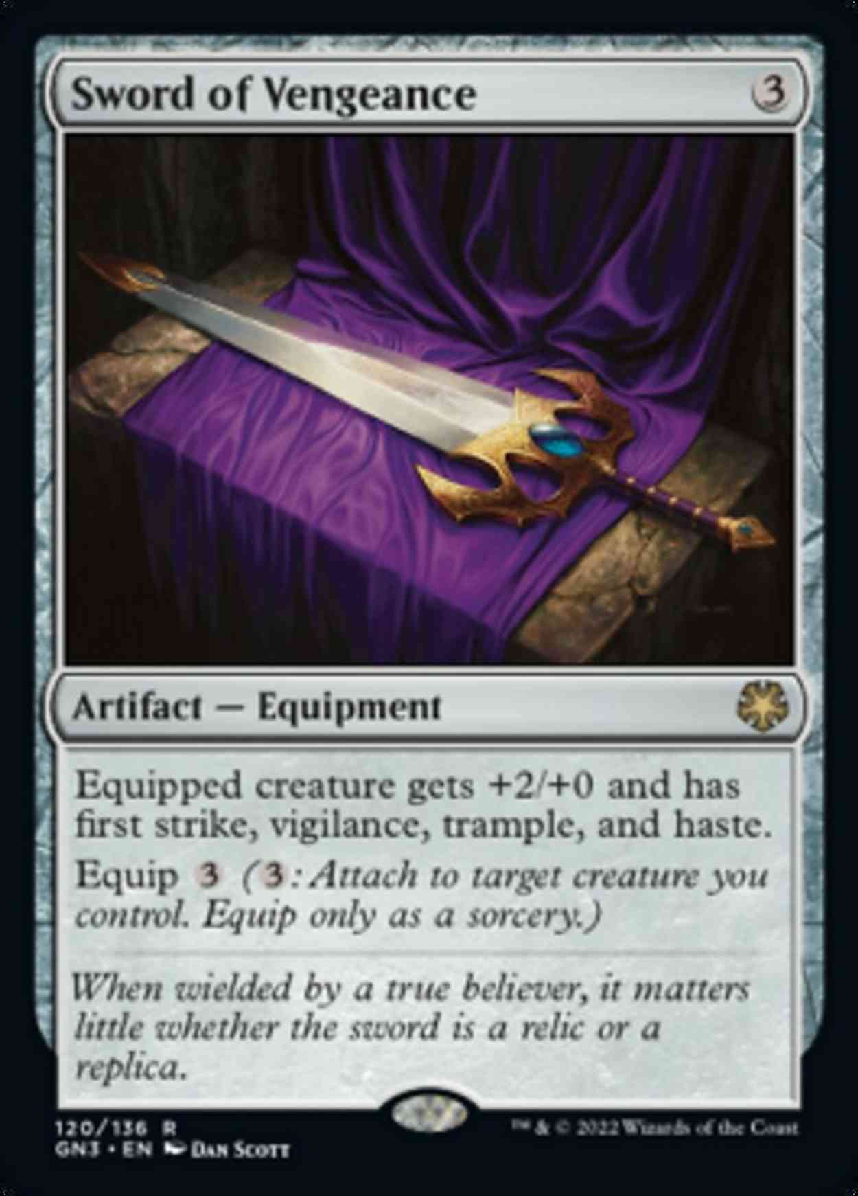 Sword of Vengeance magic card front
