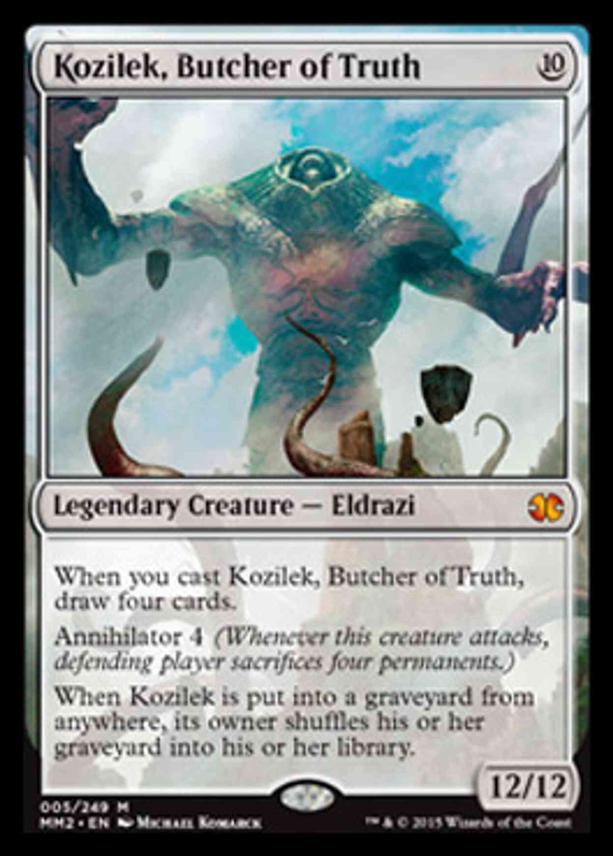 Kozilek, Butcher of Truth magic card front