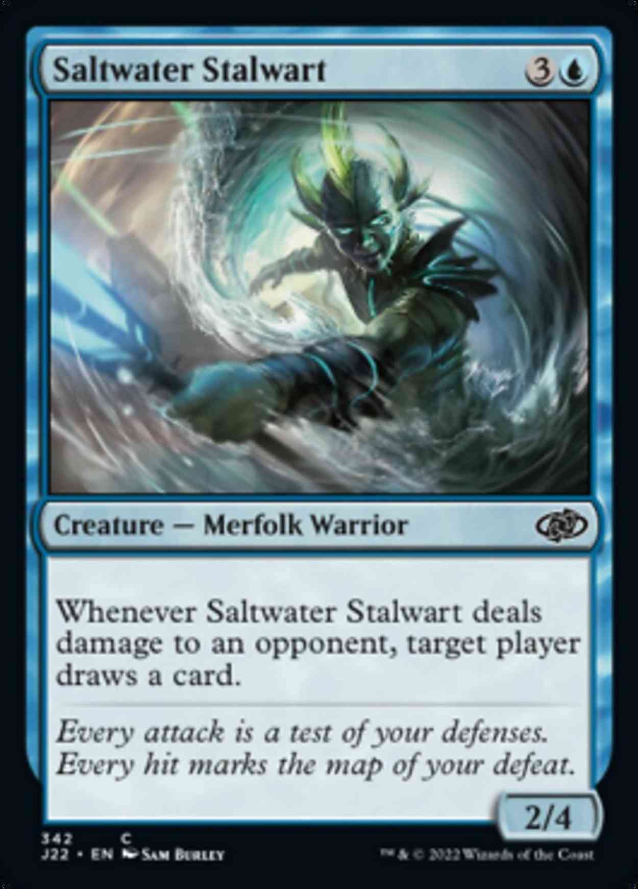 Saltwater Stalwart magic card front