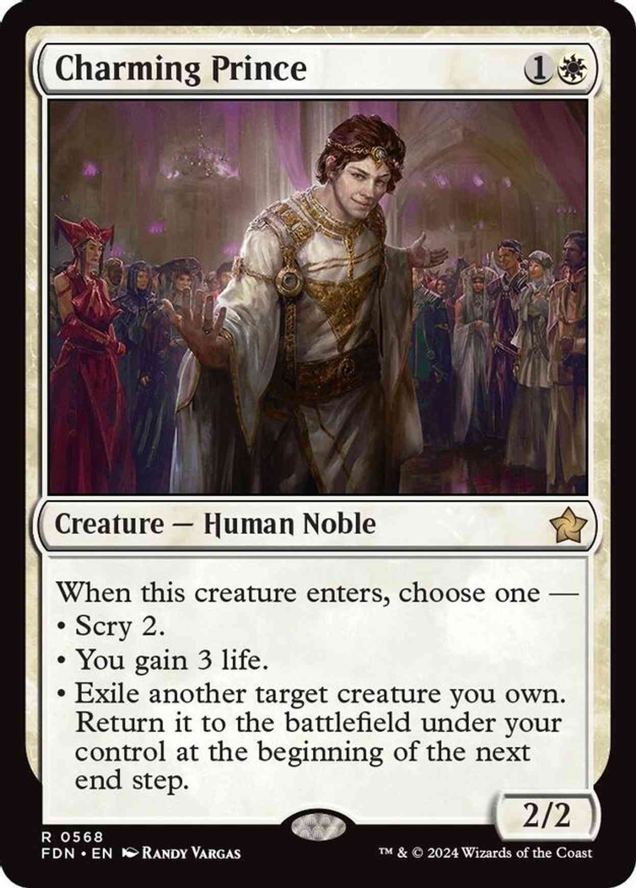 Charming Prince magic card front