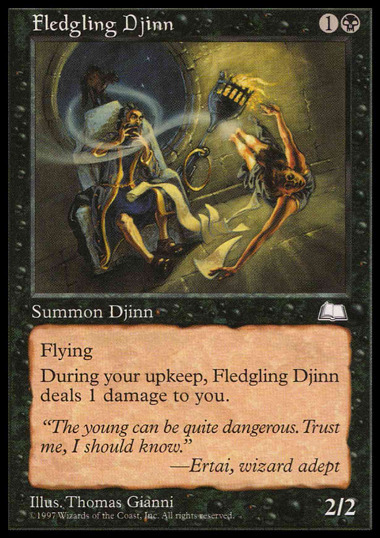 Fledgling Djinn magic card front