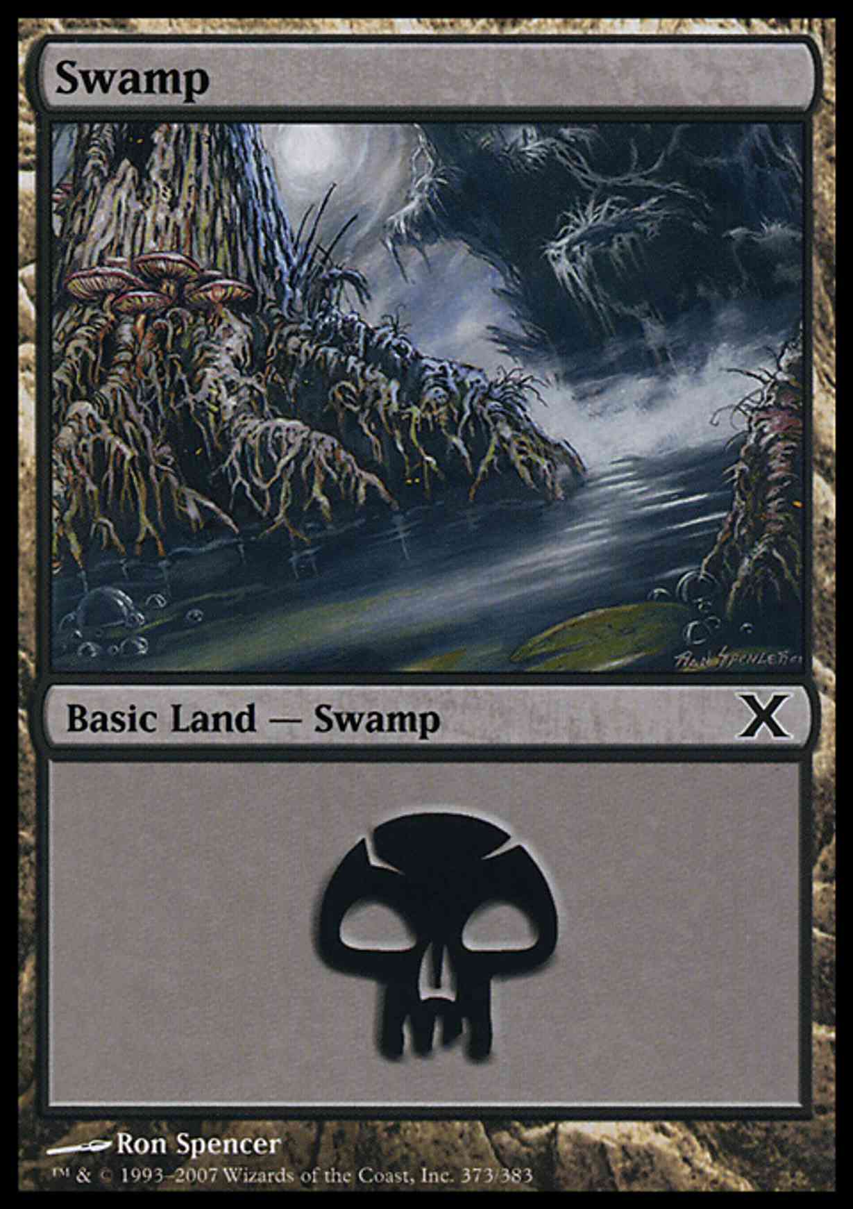 Swamp (373) magic card front