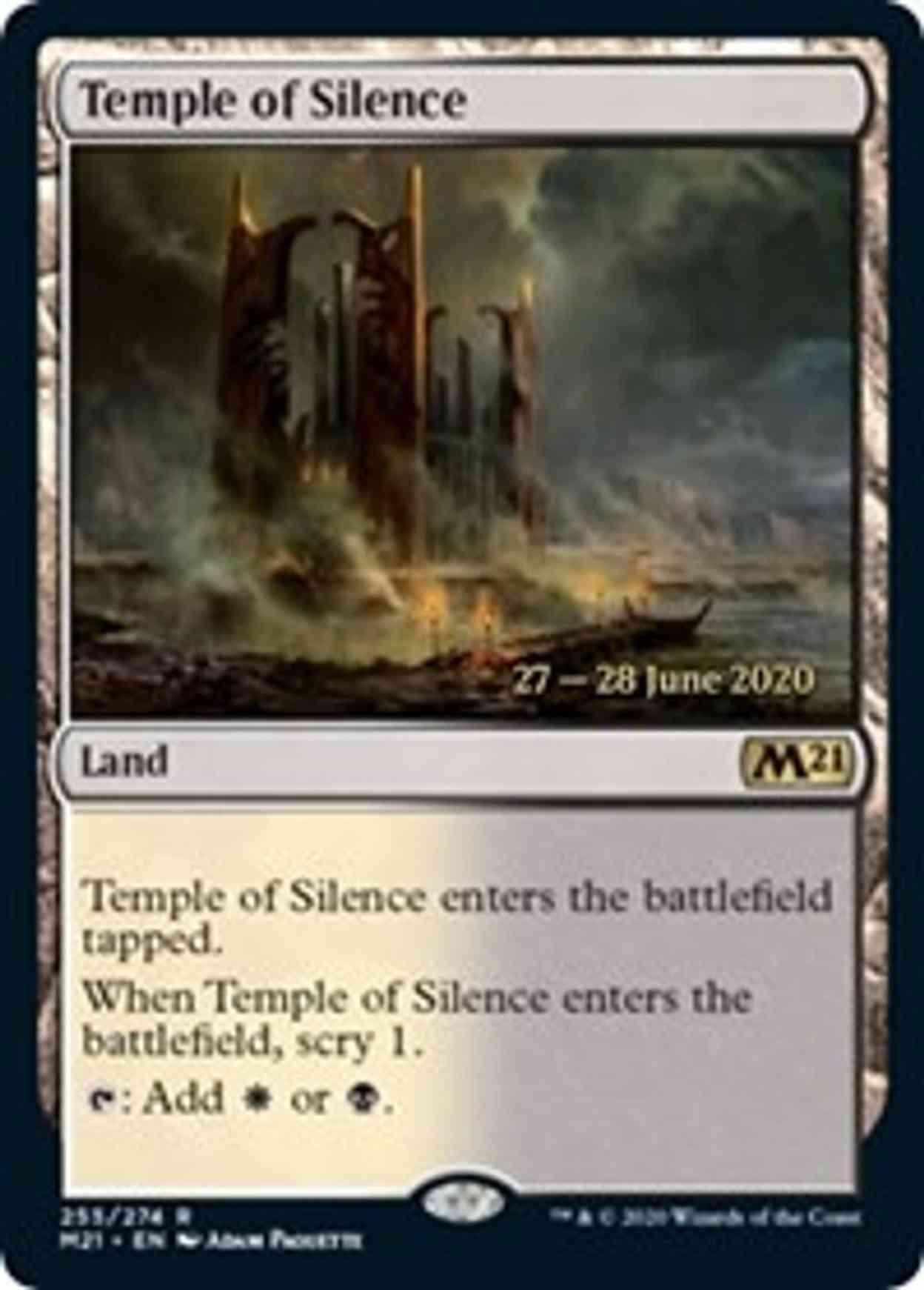Temple of Silence (M21) magic card front