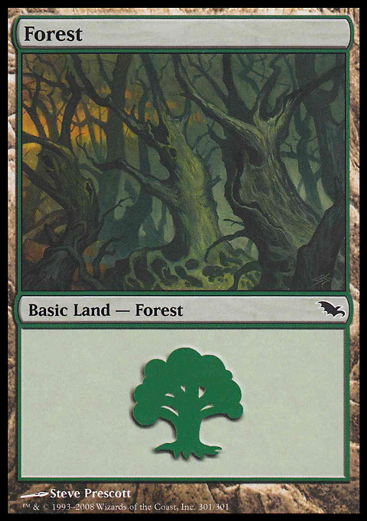 Forest (301) magic card front