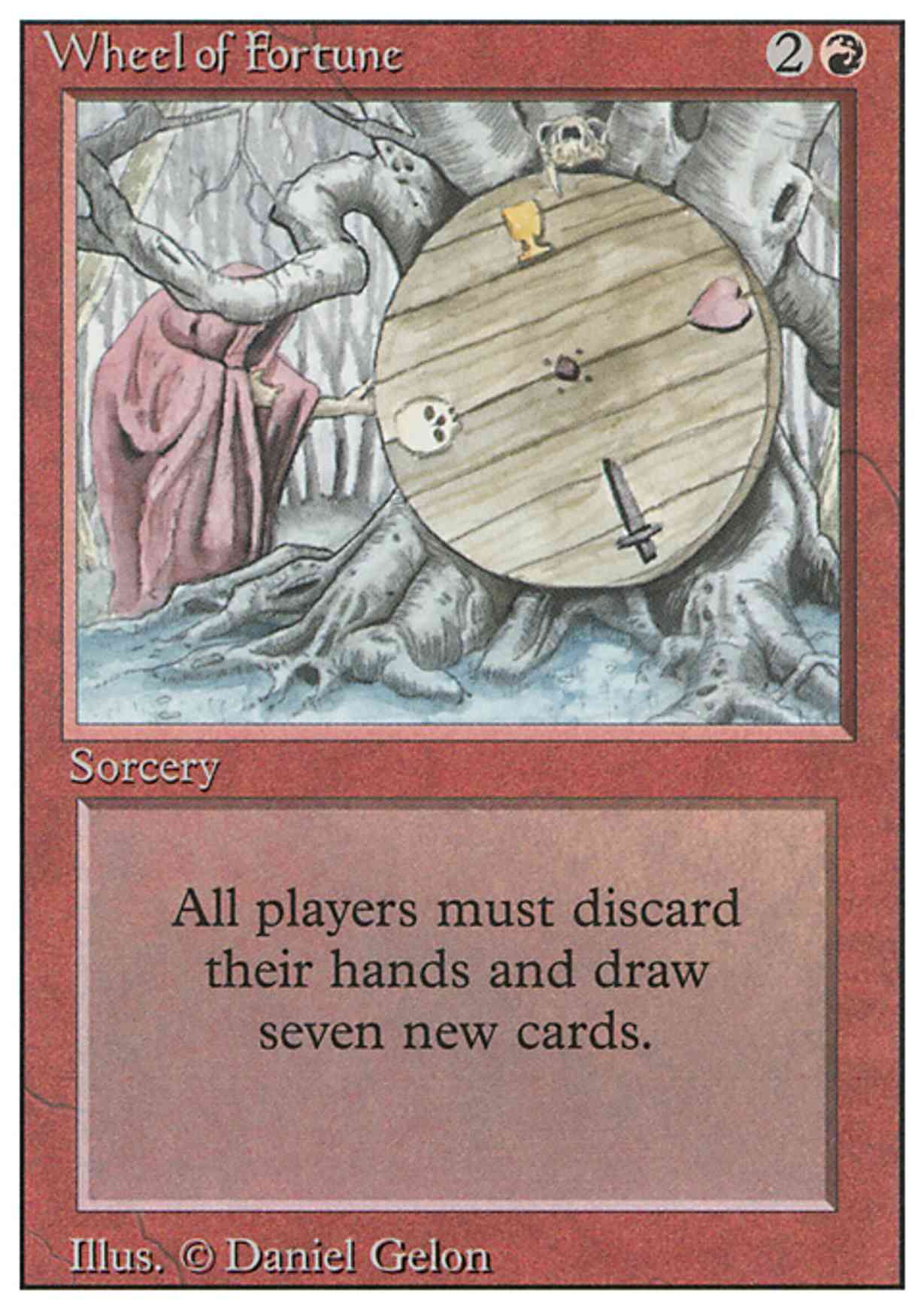 Wheel of Fortune magic card front