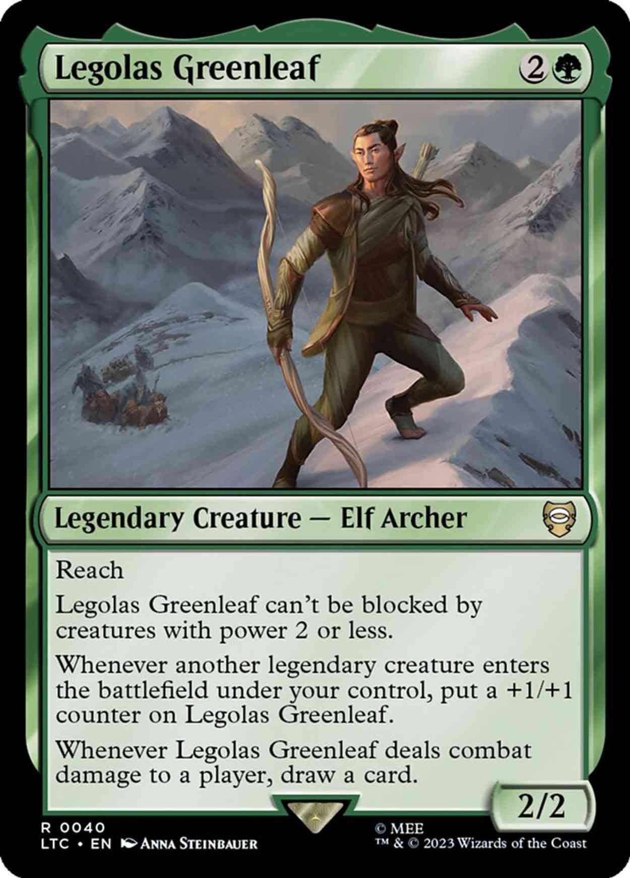 Legolas Greenleaf magic card front