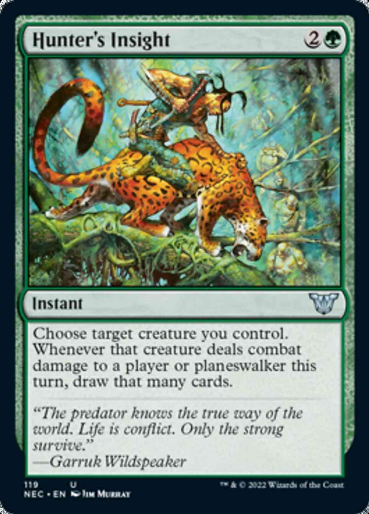 Hunter's Insight magic card front