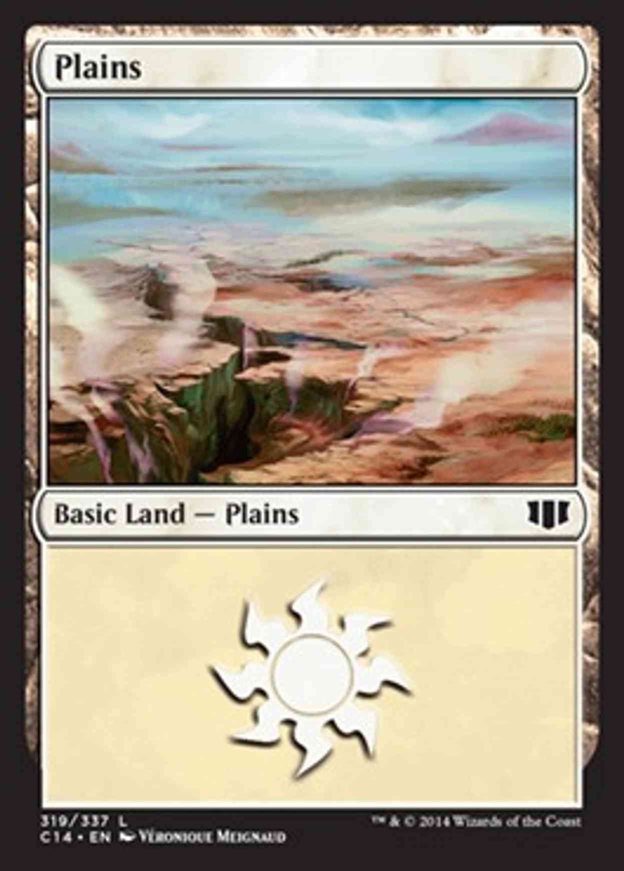 Plains (319) magic card front