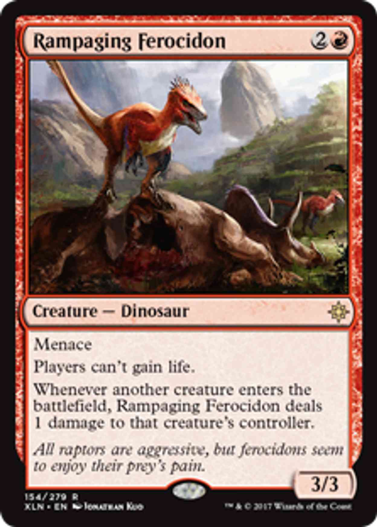 Rampaging Ferocidon magic card front