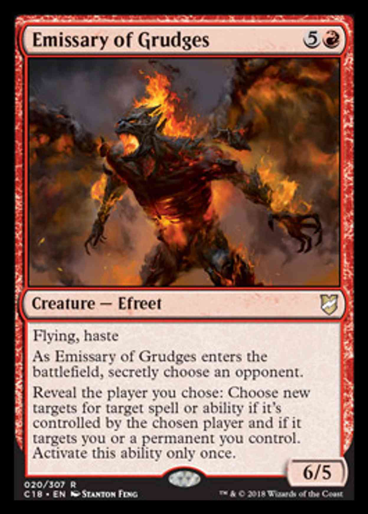 Emissary of Grudges magic card front
