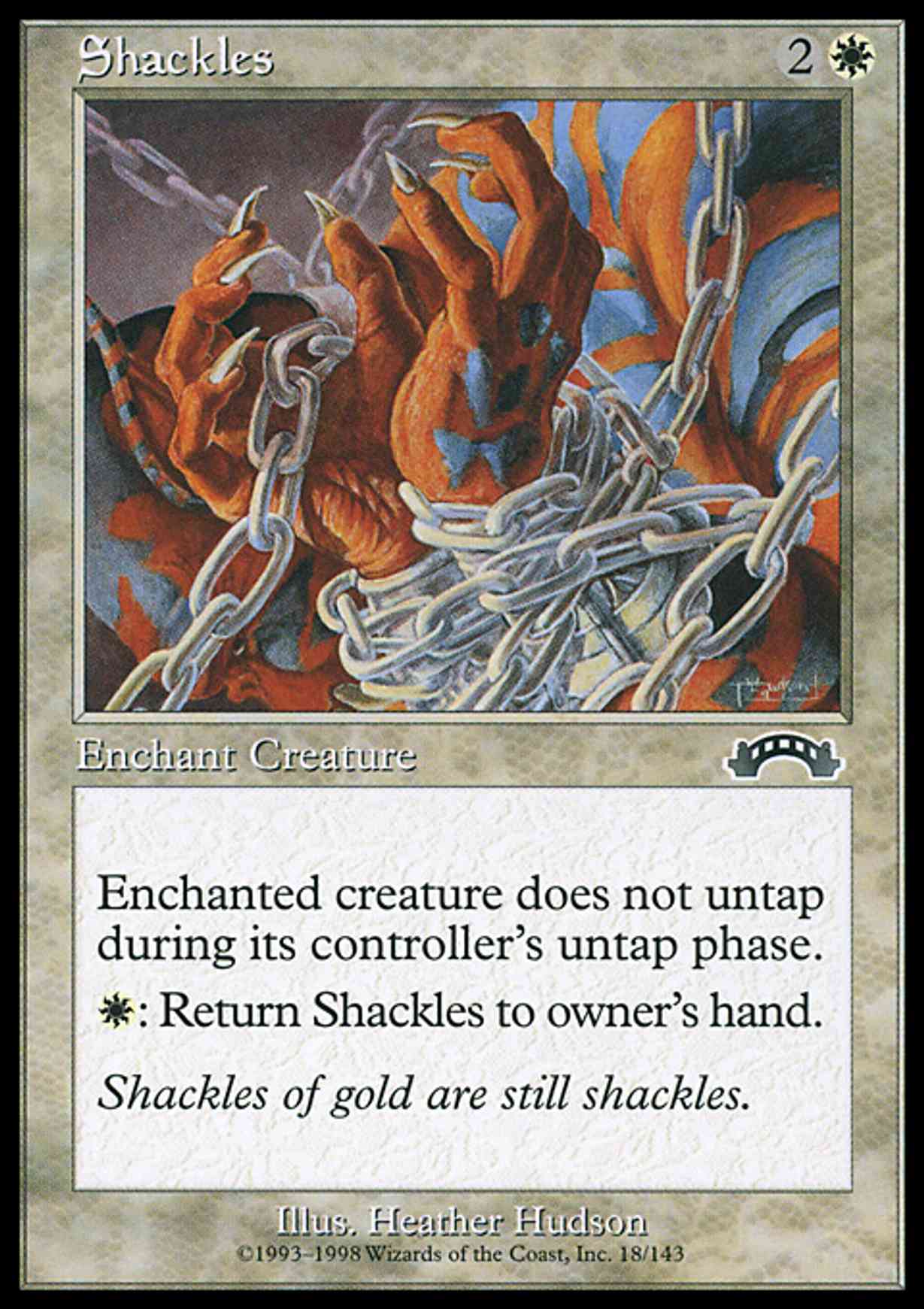 Shackles magic card front