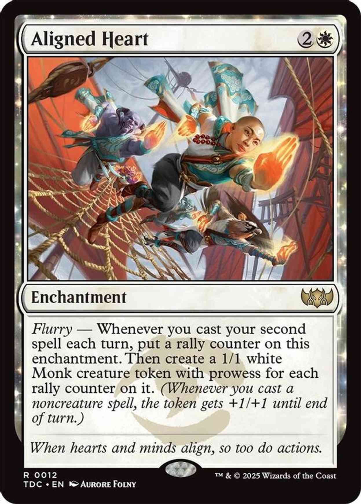 Aligned Heart magic card front