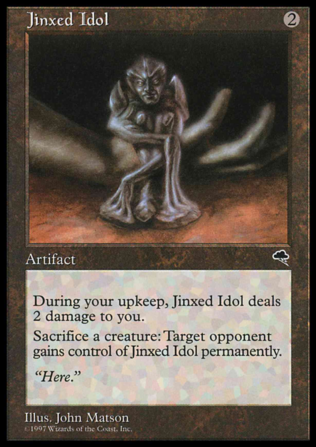 Jinxed Idol magic card front