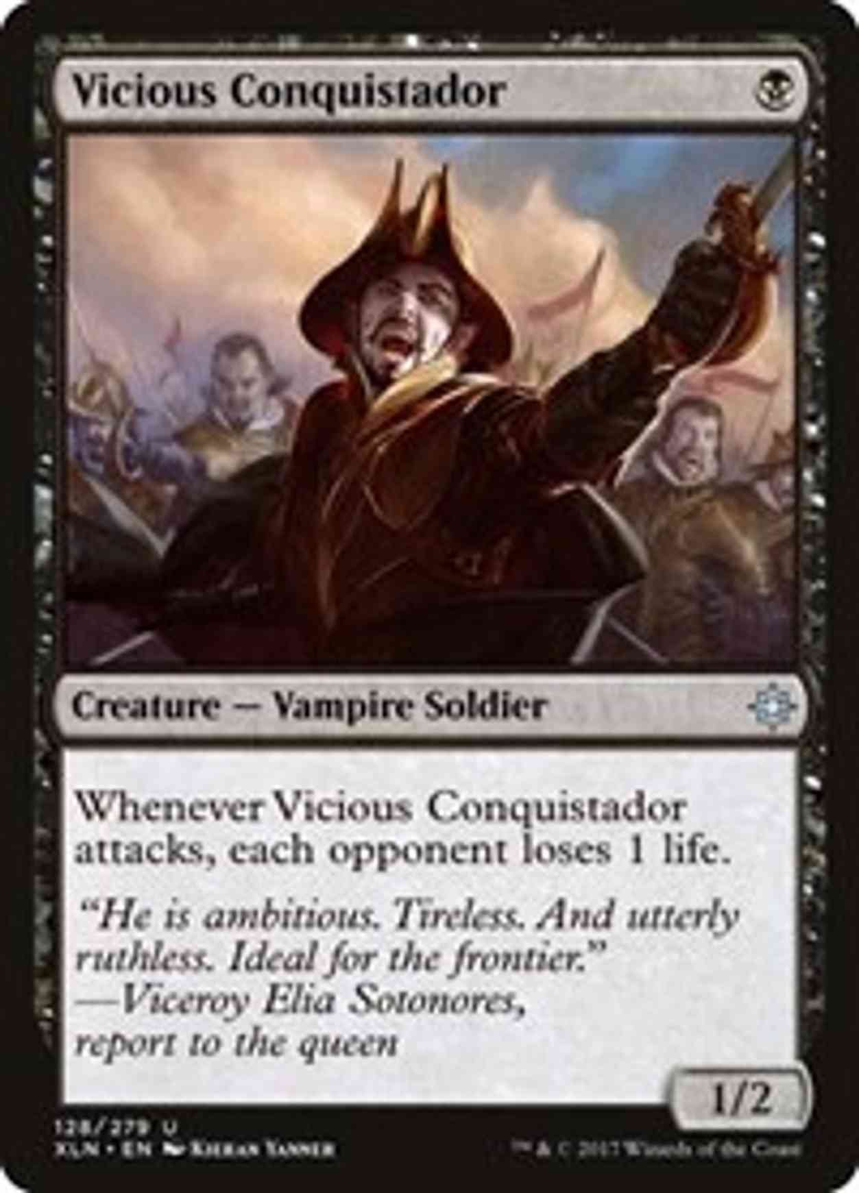 Vicious Conquistador magic card front