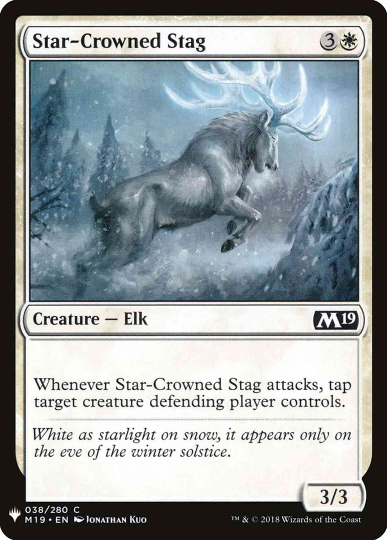 Star-Crowned Stag magic card front