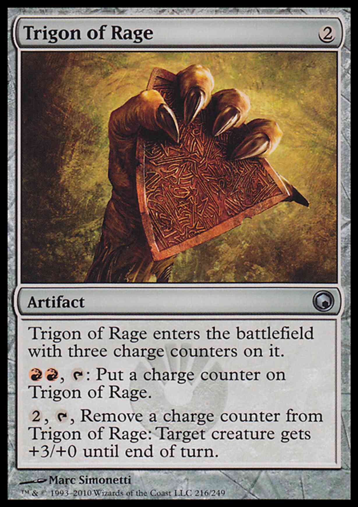 Trigon of Rage magic card front