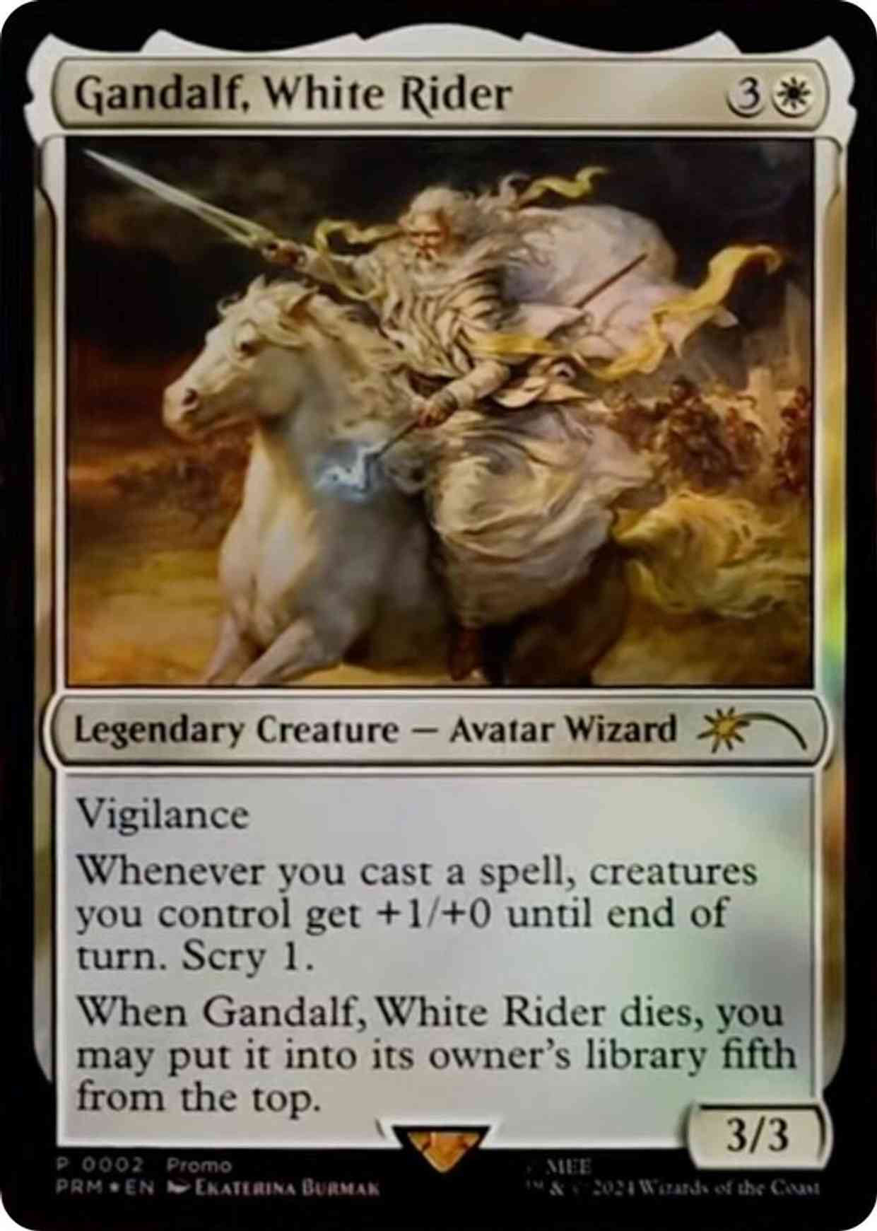 Gandalf, White Rider magic card front