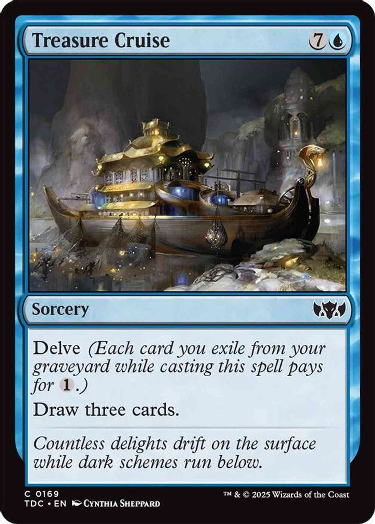 Treasure Cruise magic card front