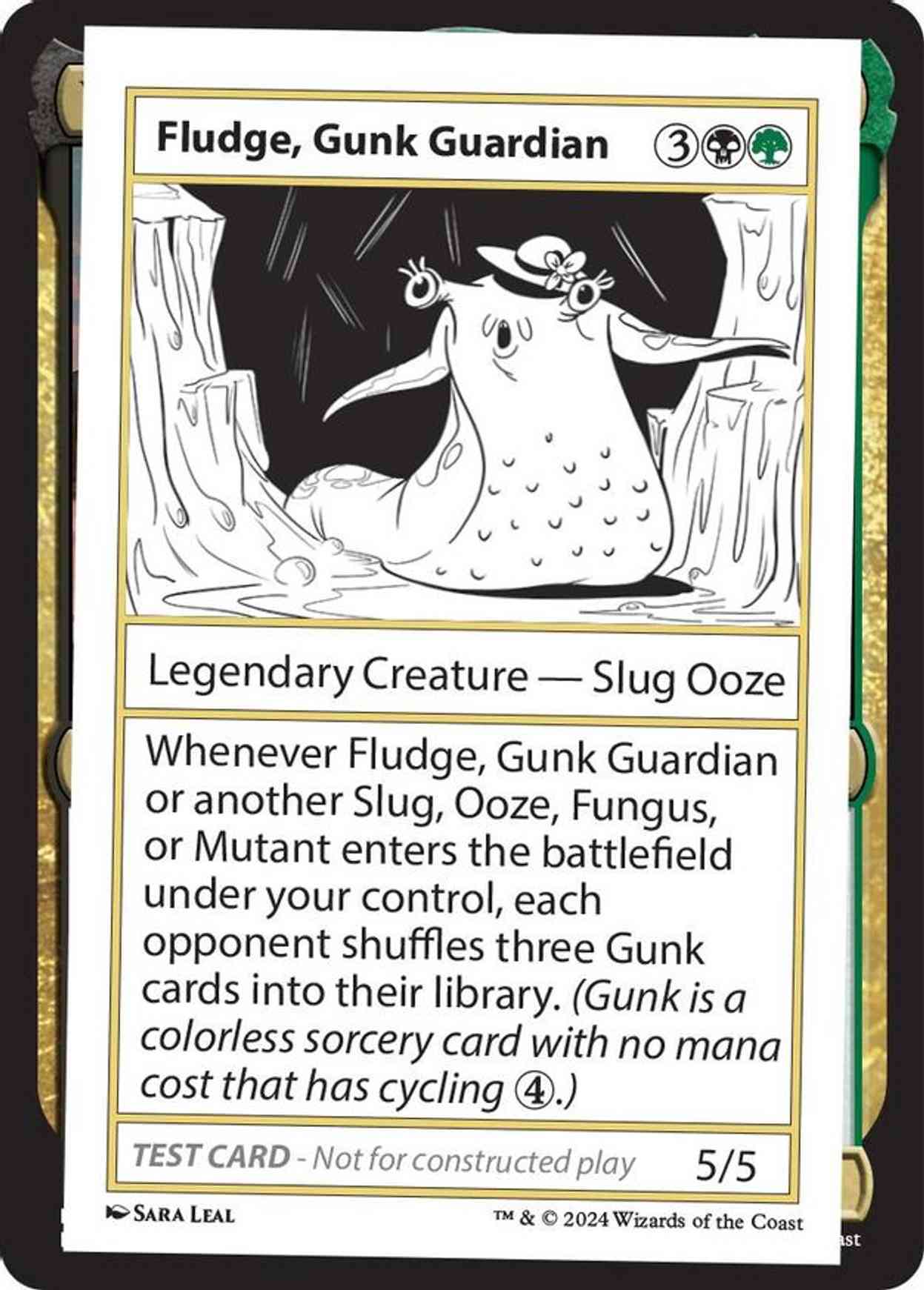 Fludge, Gunk Guardian magic card front