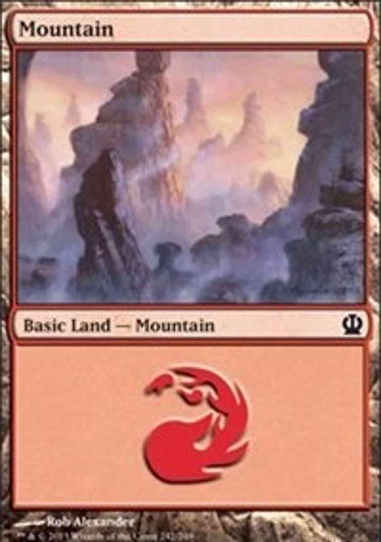 Mountain (242) magic card front