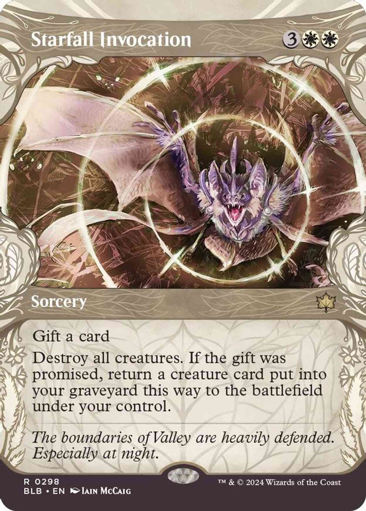 Starfall Invocation (Showcase) magic card front