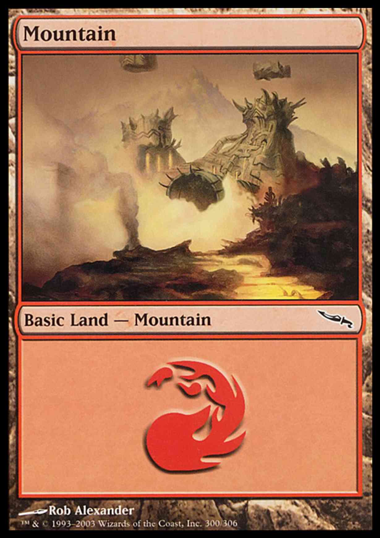 Mountain (300) magic card front
