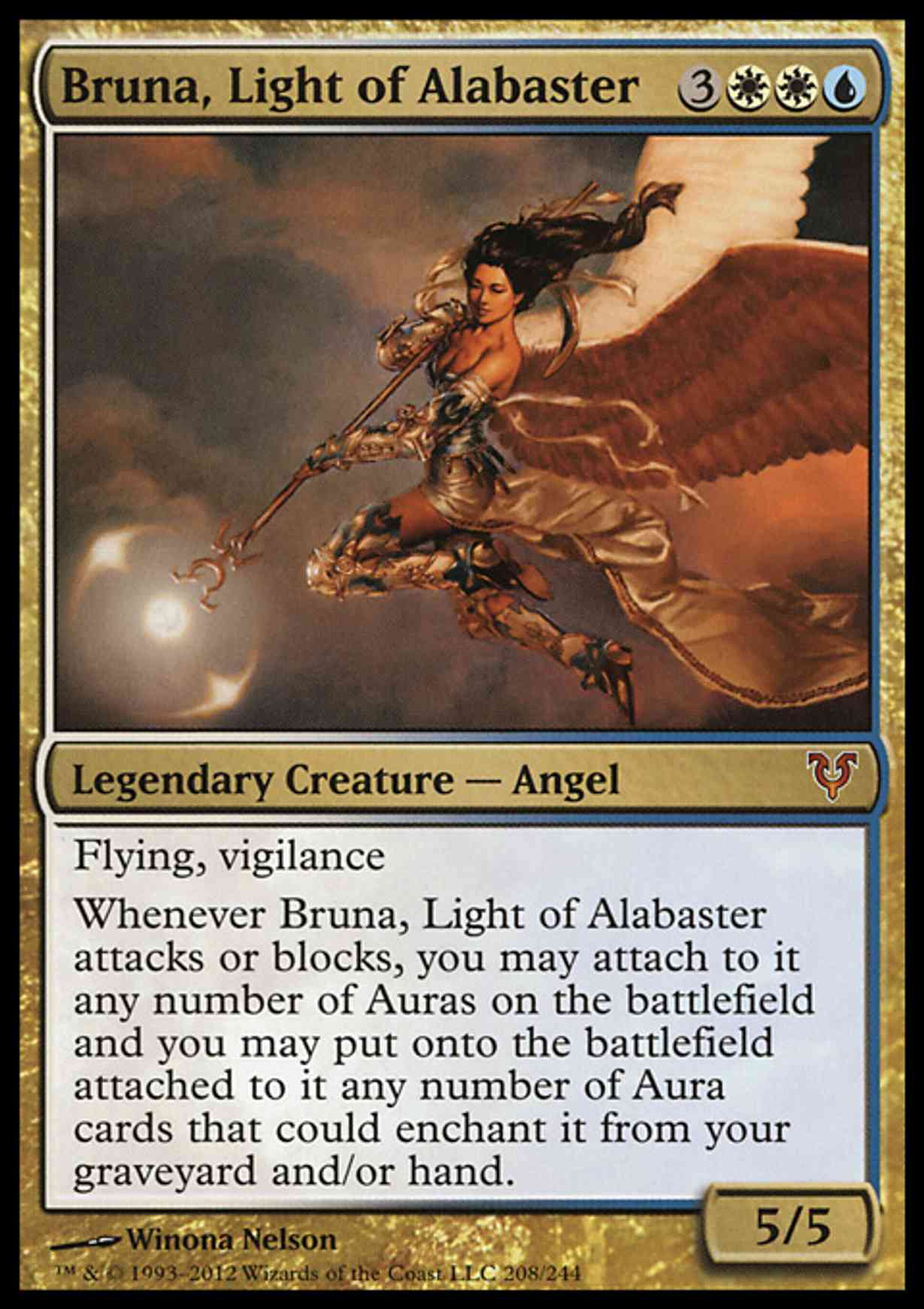Bruna, Light of Alabaster magic card front