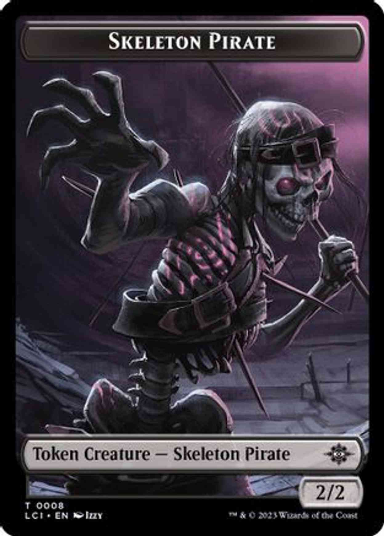 Skeleton Pirate Token magic card front