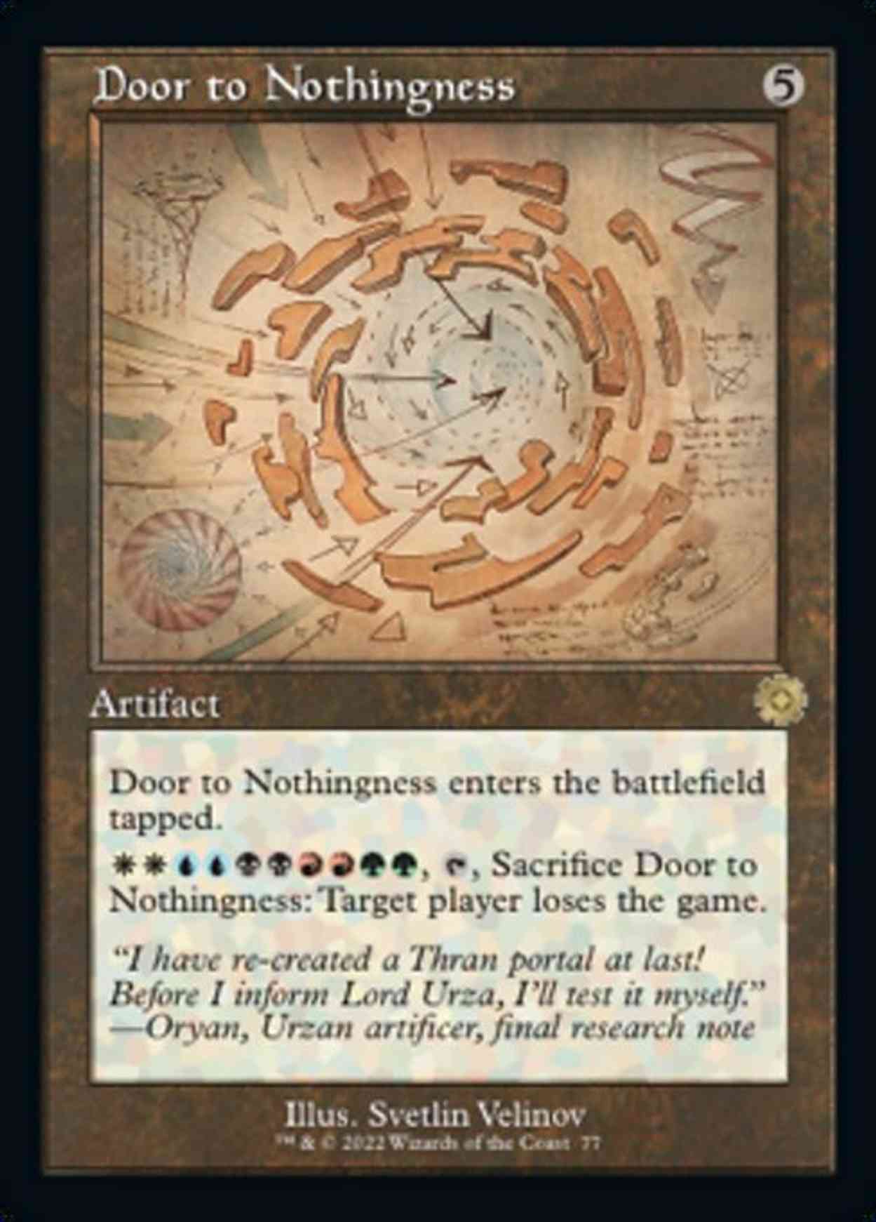 Door to Nothingness (Schematic) magic card front