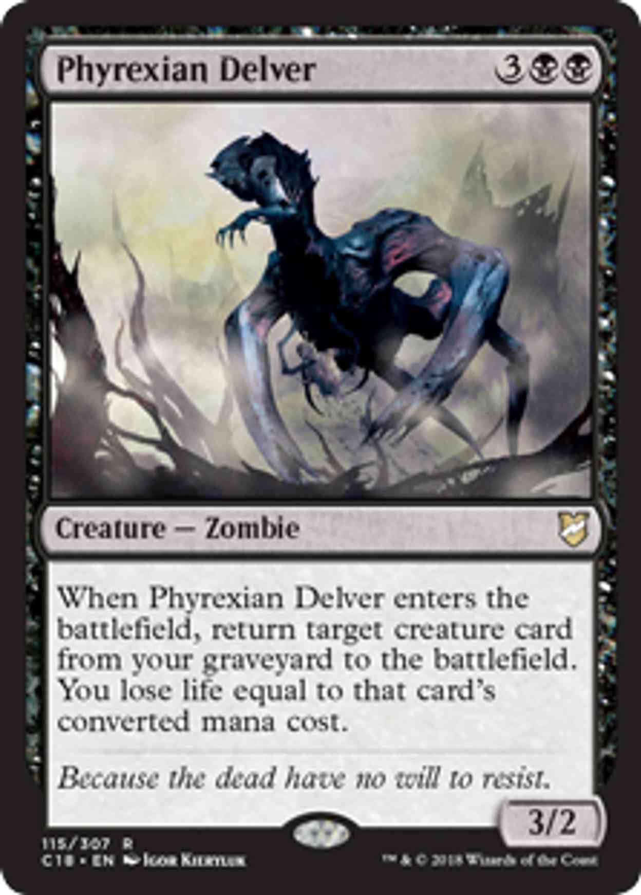 Phyrexian Delver magic card front