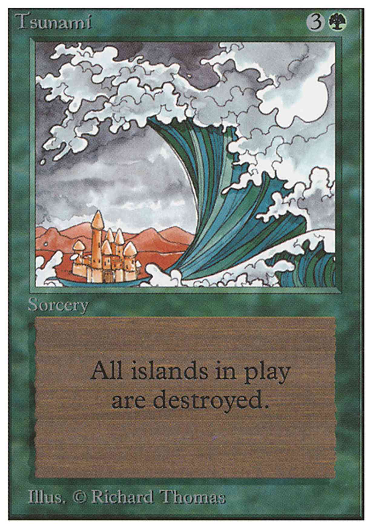 Tsunami magic card front