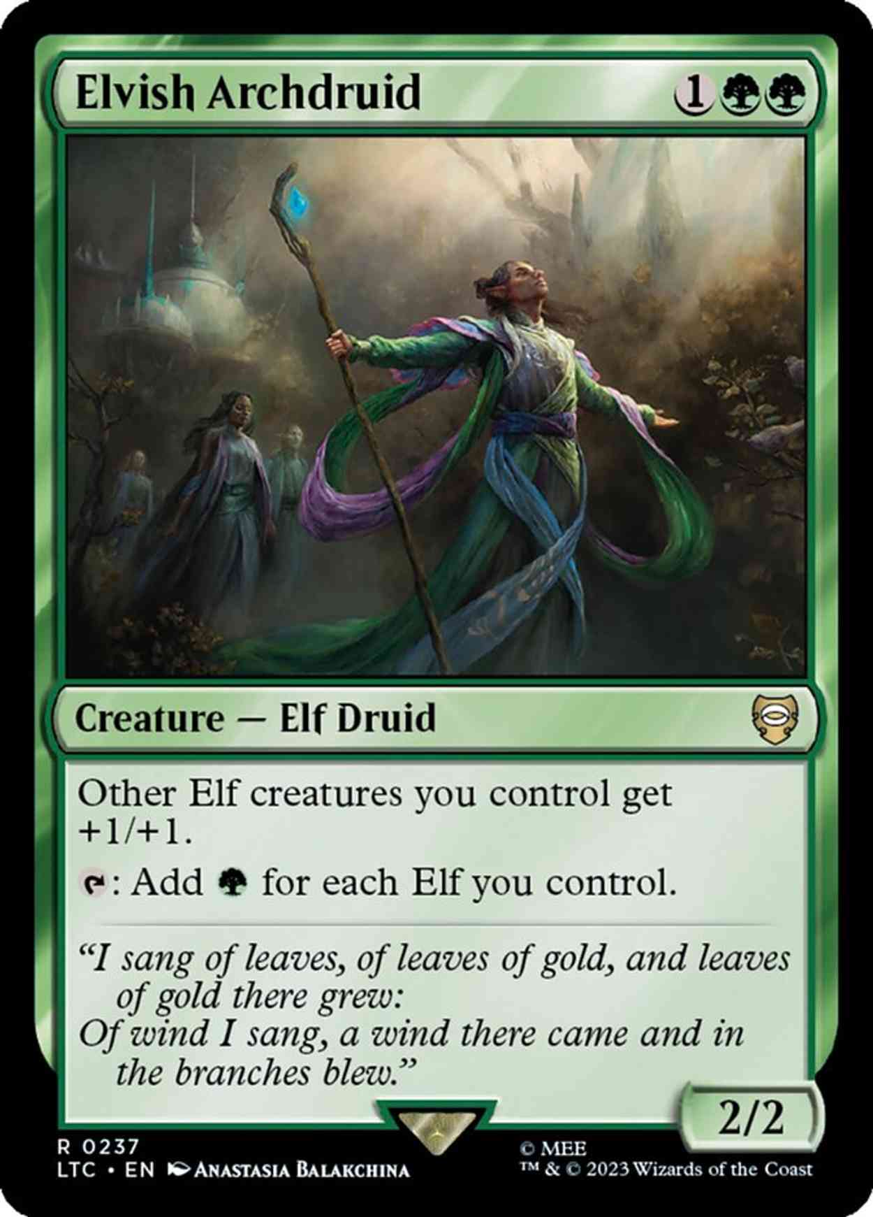 Elvish Archdruid magic card front