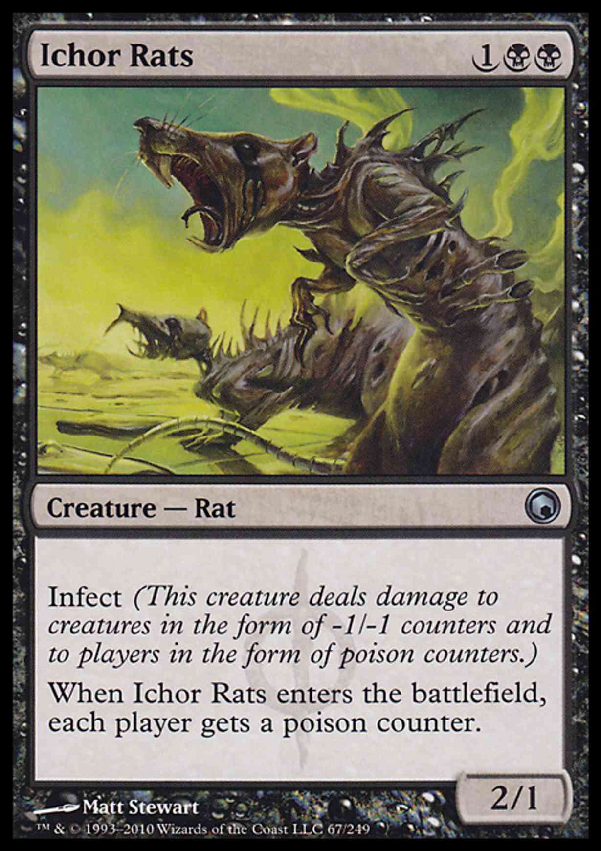 Ichor Rats magic card front