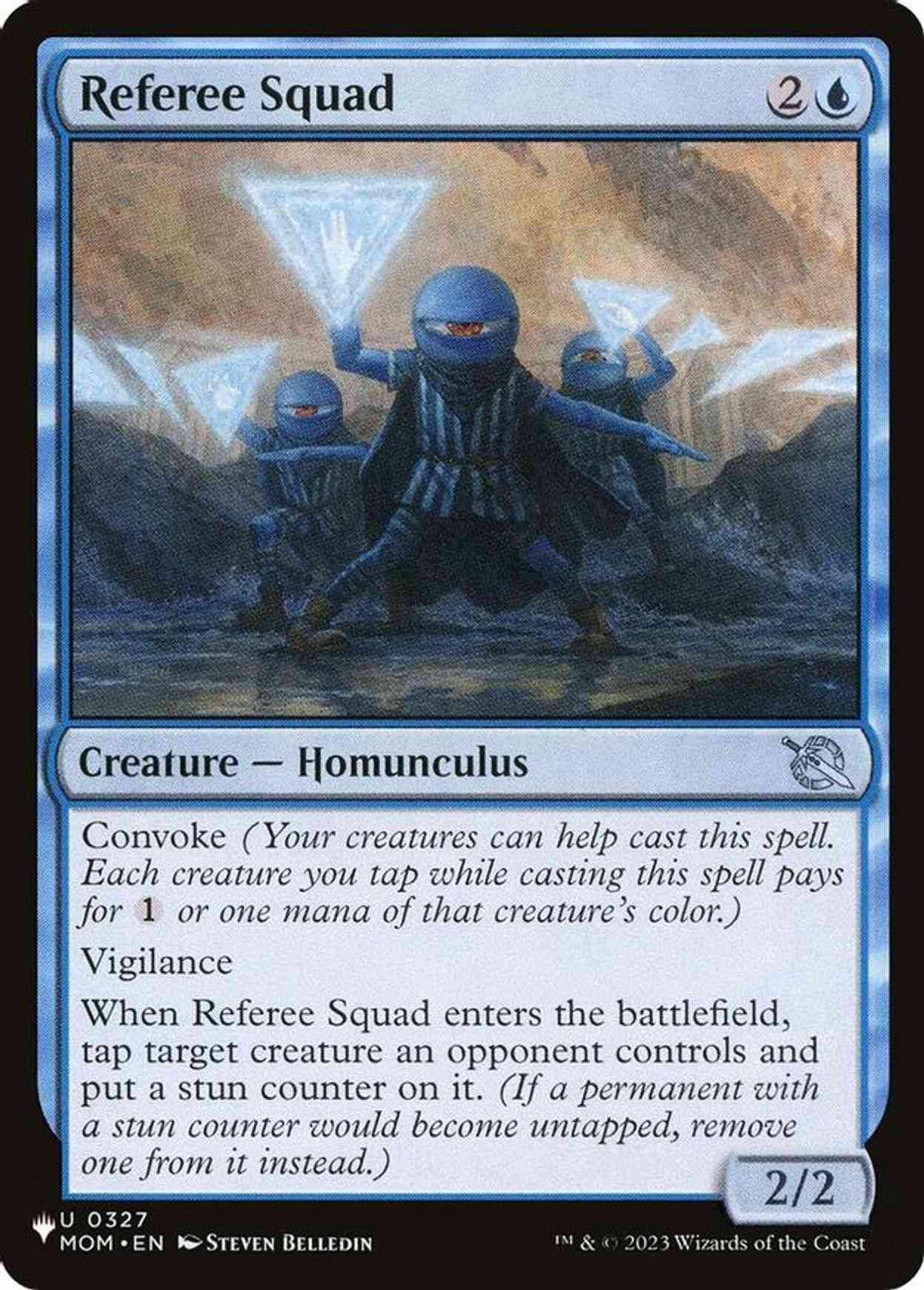 Referee Squad magic card front
