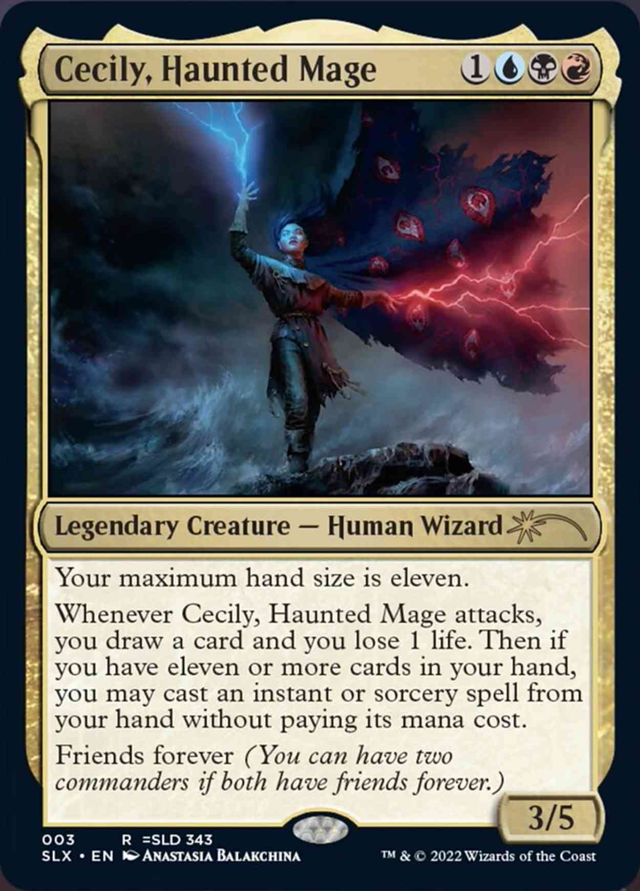 Cecily, Haunted Mage magic card front