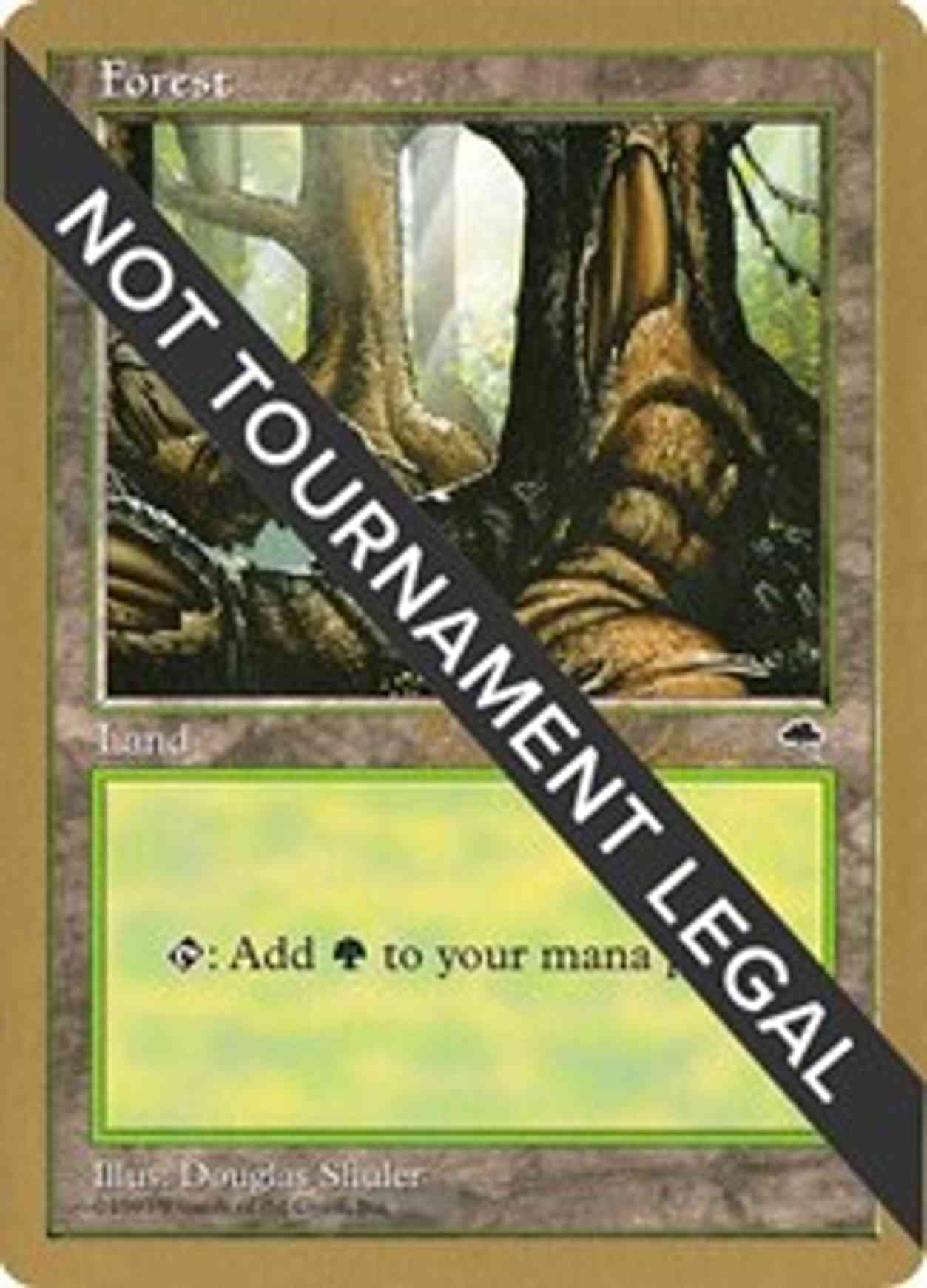 Forest (Pond) - 1998 Brian Selden (TMP) magic card front