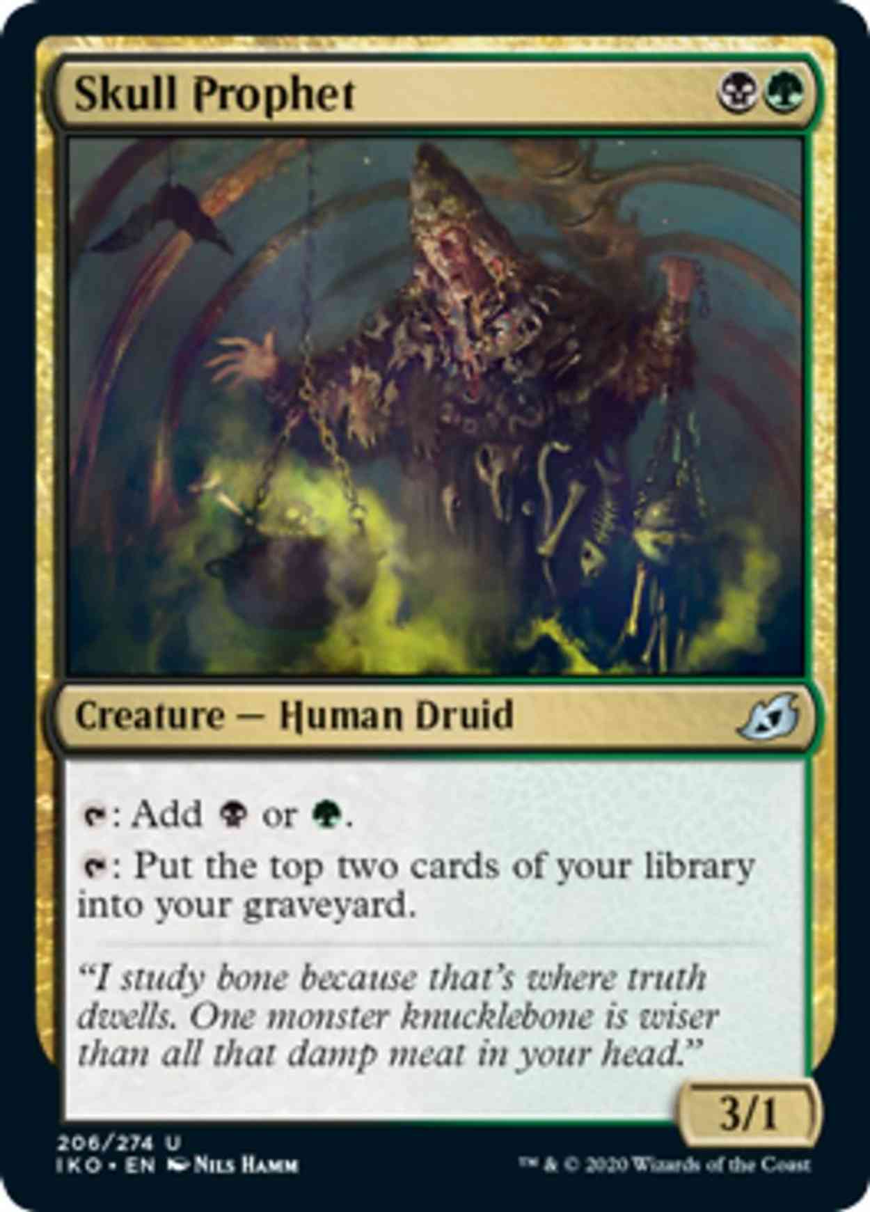 Skull Prophet magic card front