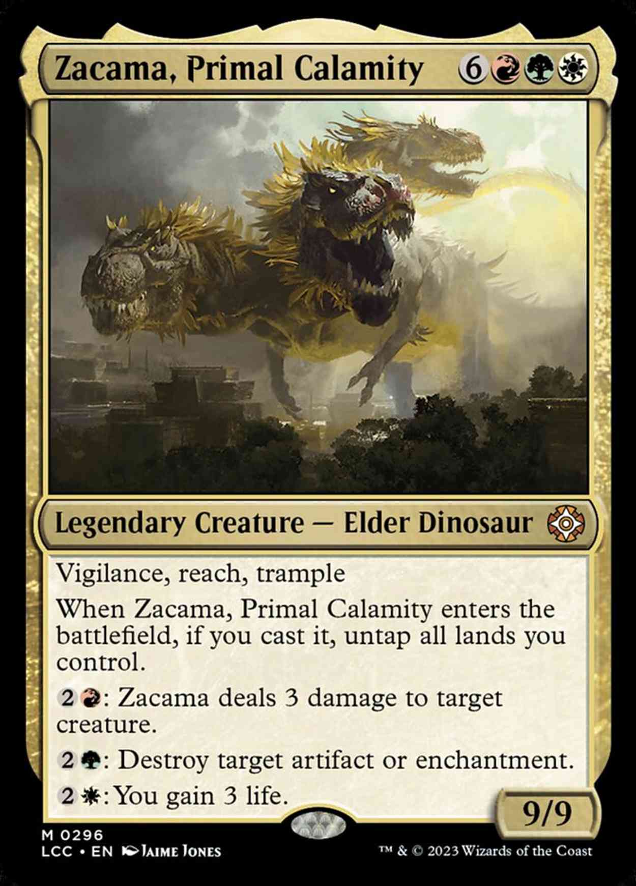 Zacama, Primal Calamity magic card front