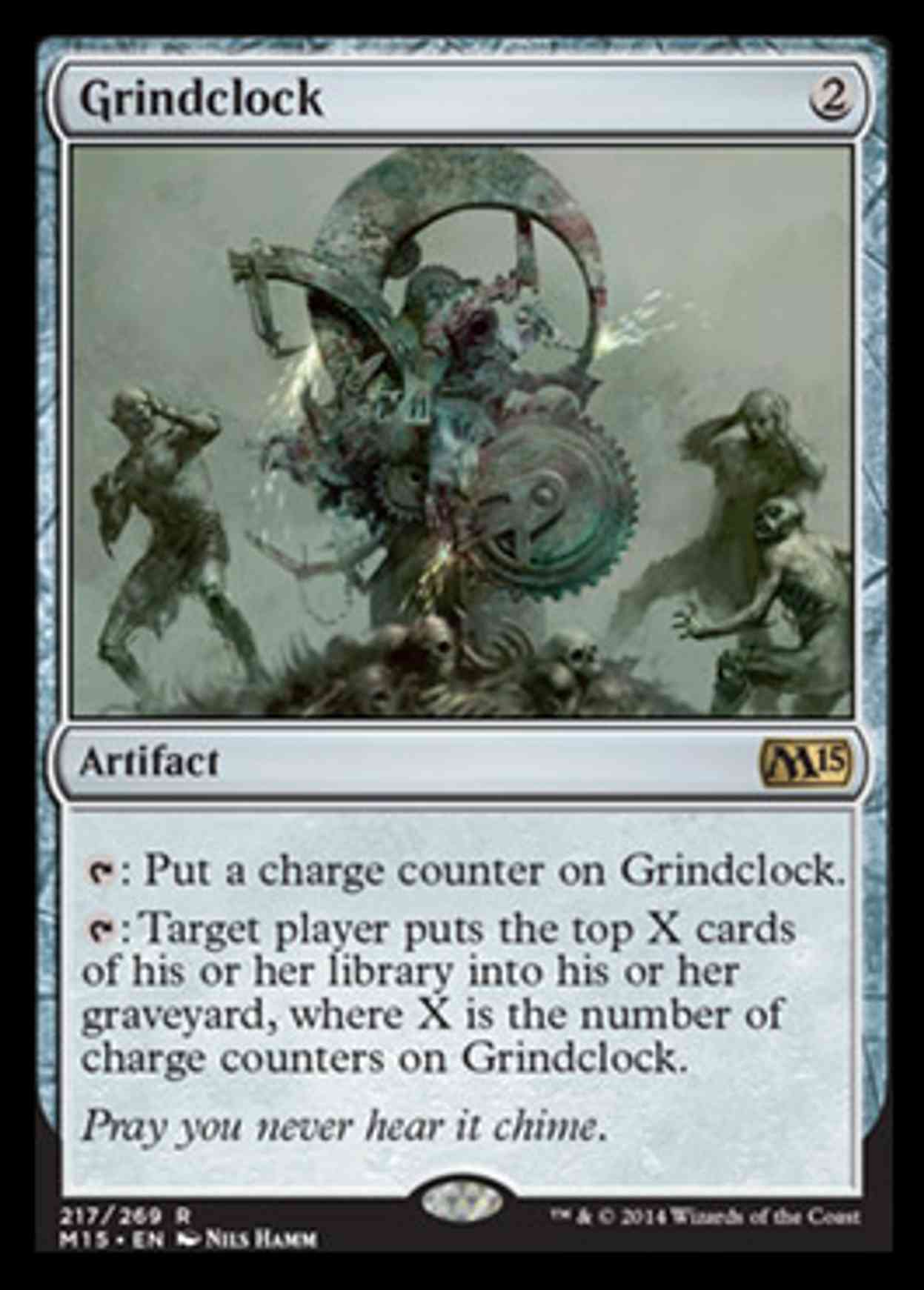 Grindclock magic card front