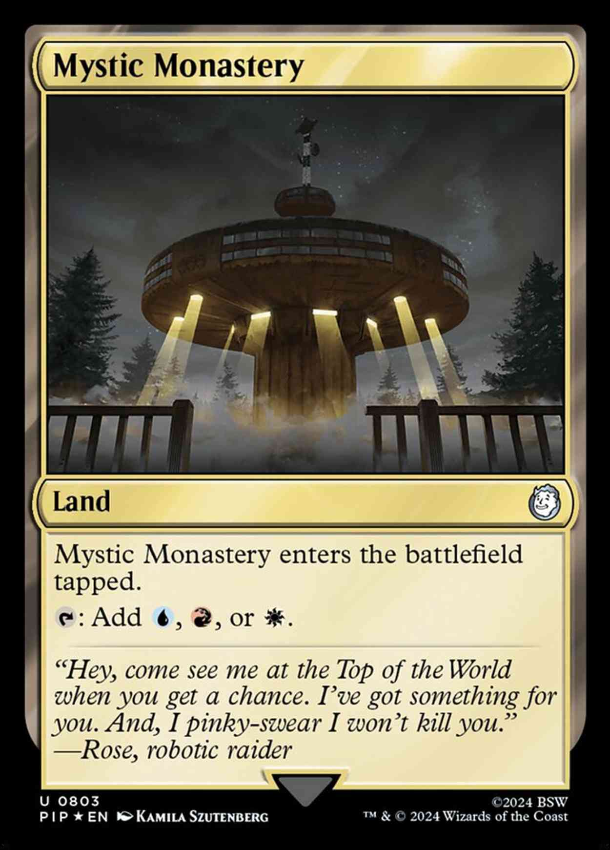 Mystic Monastery (Surge Foil) magic card front