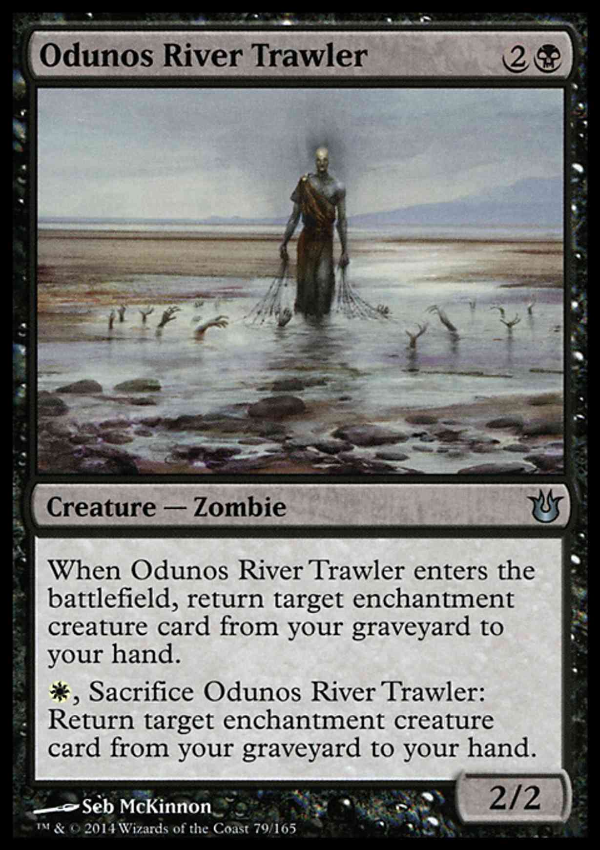 Odunos River Trawler magic card front