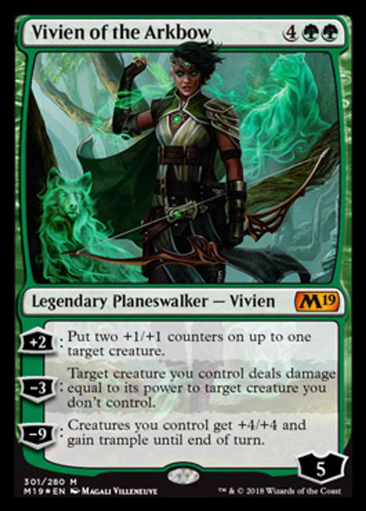 Vivien of the Arkbow magic card front